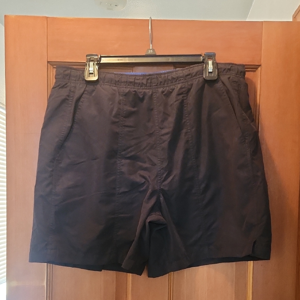 Vintage Dark Blue Swin Shorts With Netting And Drawstring